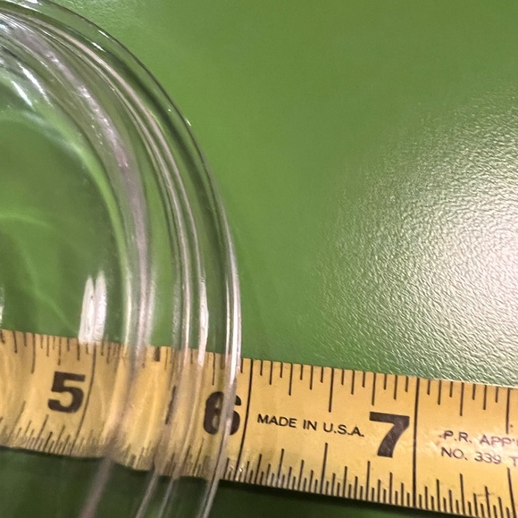 Vintage Pyrex Glass Lid 16 P 8 1 G for round casserole baking dish cover only - Picture 7 of 7